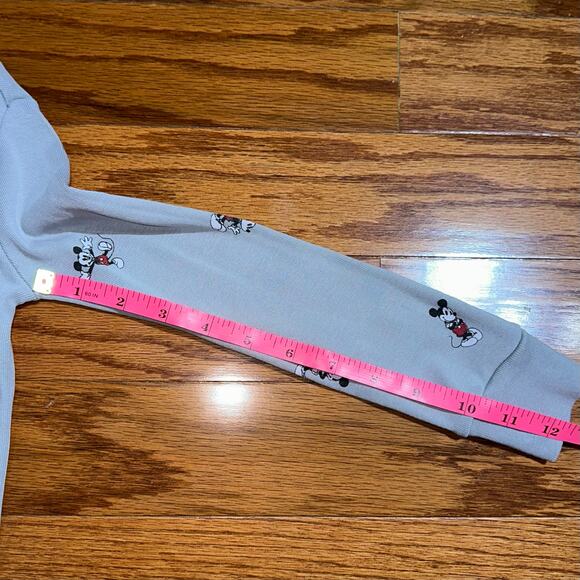 Disney x Janie and Jack Limited Ed Mickey Grey Long Sleeve Pajama Top Size 5 - Picture 10 of 12